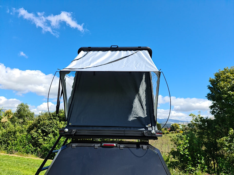 Xplora Aluminium Hard Shell Tent - Rear opening/Clam Shell