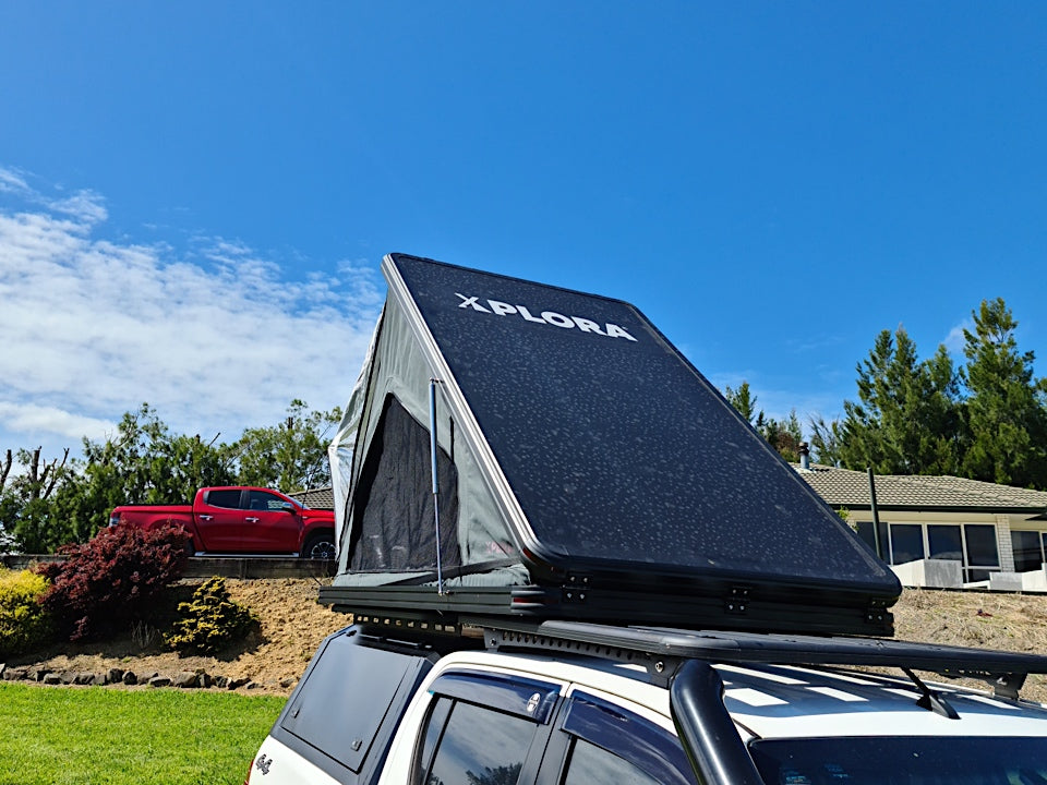 Xplora Aluminium Hard Shell Tent - Rear opening/Clam Shell