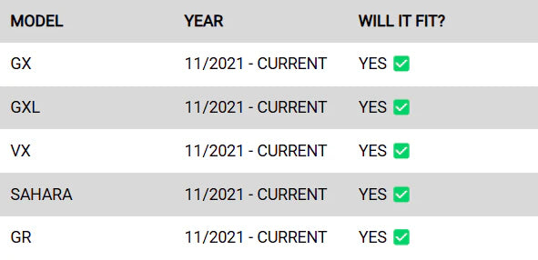 Rockarmor Gt Steel Hoop Bullbar (option for Winch and Spotties combo) to suit Toyota 300 Series 2021-2024 (Full Bar Replacement)