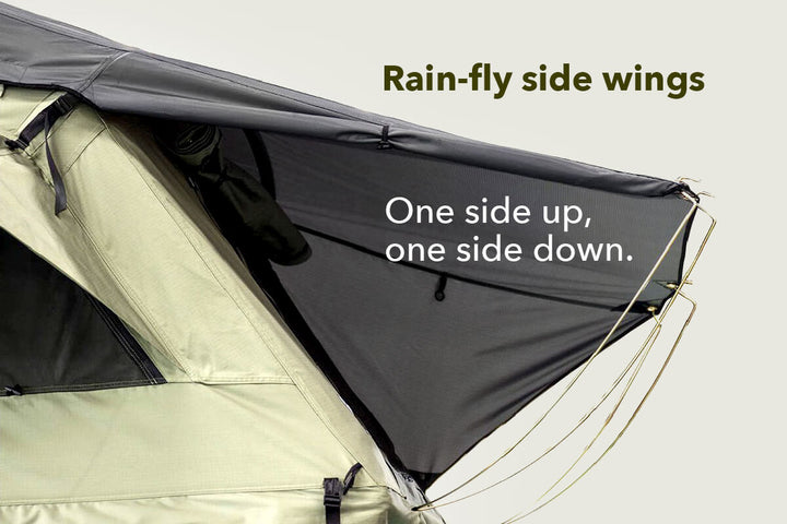 Lucas Creek Roof Top Tent - Natural Green