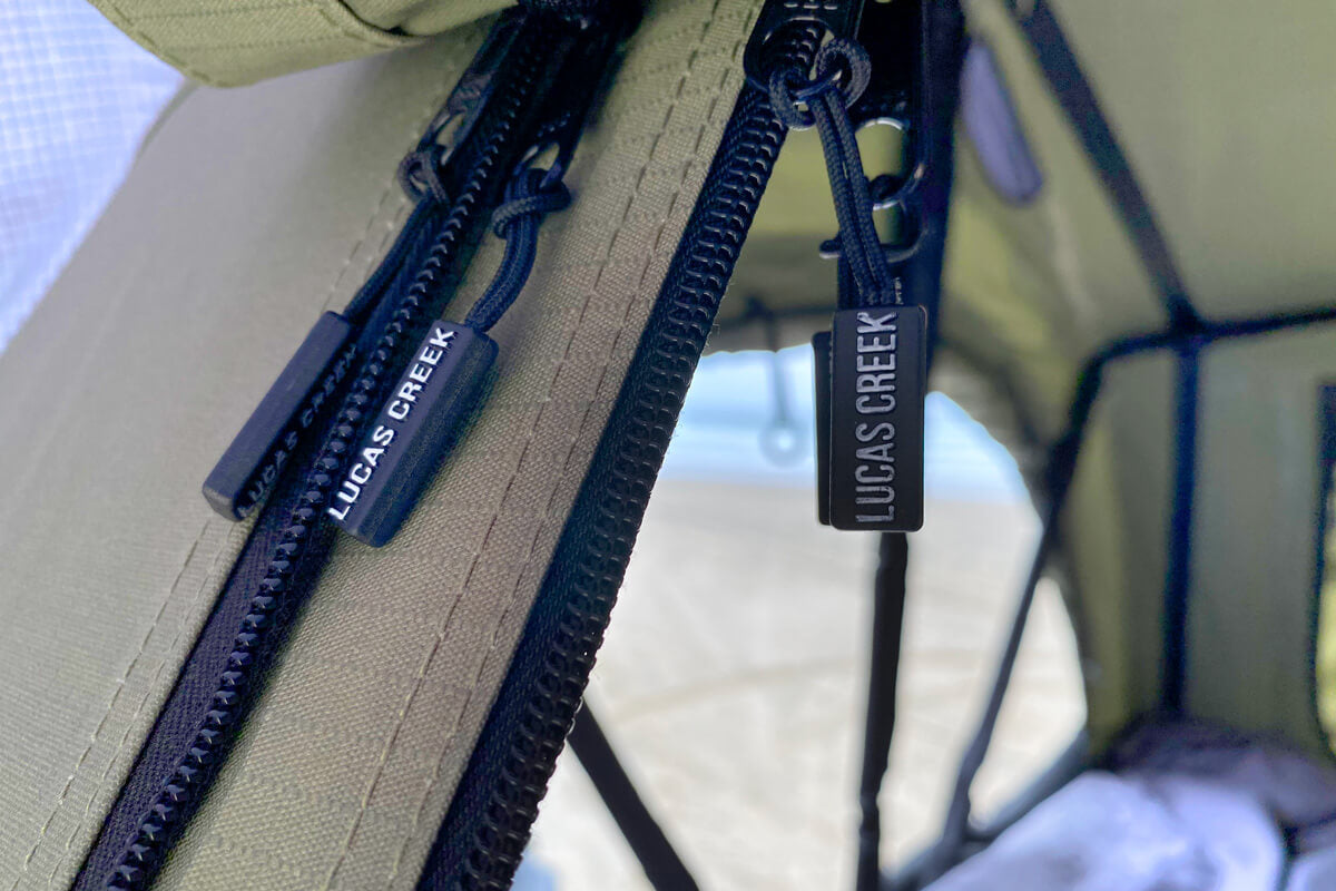 Lucas Creek Roof Top Tent - Natural Green