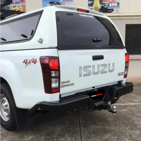 Rockarmor Elite Steel Rear Step / Towbar to suit Isuzu D-Max 2012-2020