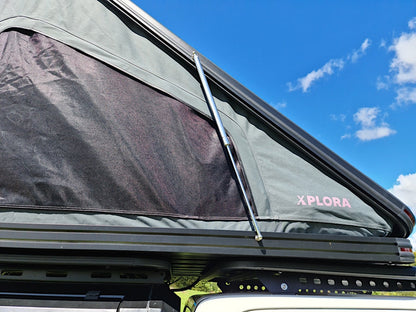 Xplora Aluminium Hard Shell Tent - Rear opening/Clam Shell