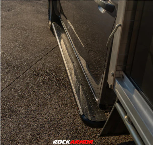 Rockarmor Steel Rock Sliders Side Steps - multiple vehicle options