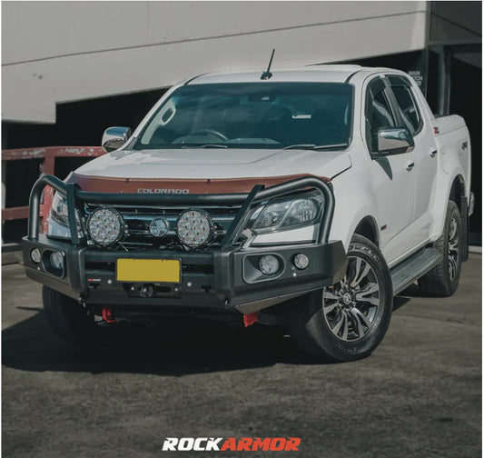 Rockarmor Elite Steel Bullbar (option for Spotties and Winch combo) to suit Holden Colorado 2012-2020