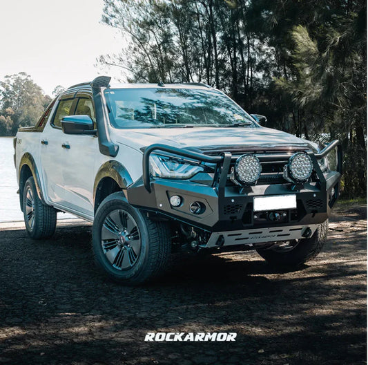 Rockarmor Gt Hoop Steel Bullbar (option for Spotties and Winch combo) to suit Isuzu Dmax 08/2020-2024 PFL (Full Bar Replacement)