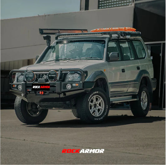 Rockarmor Premium Steel Bullbar To Suit Toyota Prado 1996-2002